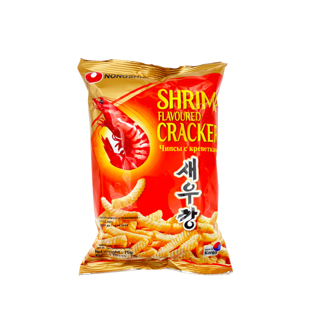 Чипсы со вкусом креветки 75гр. Nongshim Корея — Восточная лавка